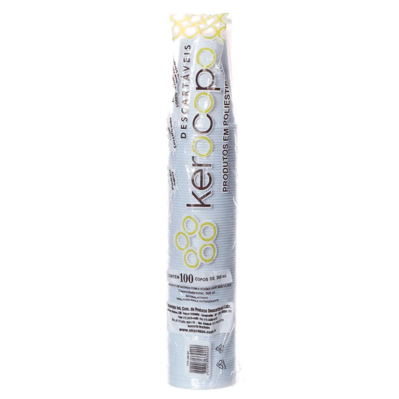 Copo 300 Ml Kerocopo 100 Un
