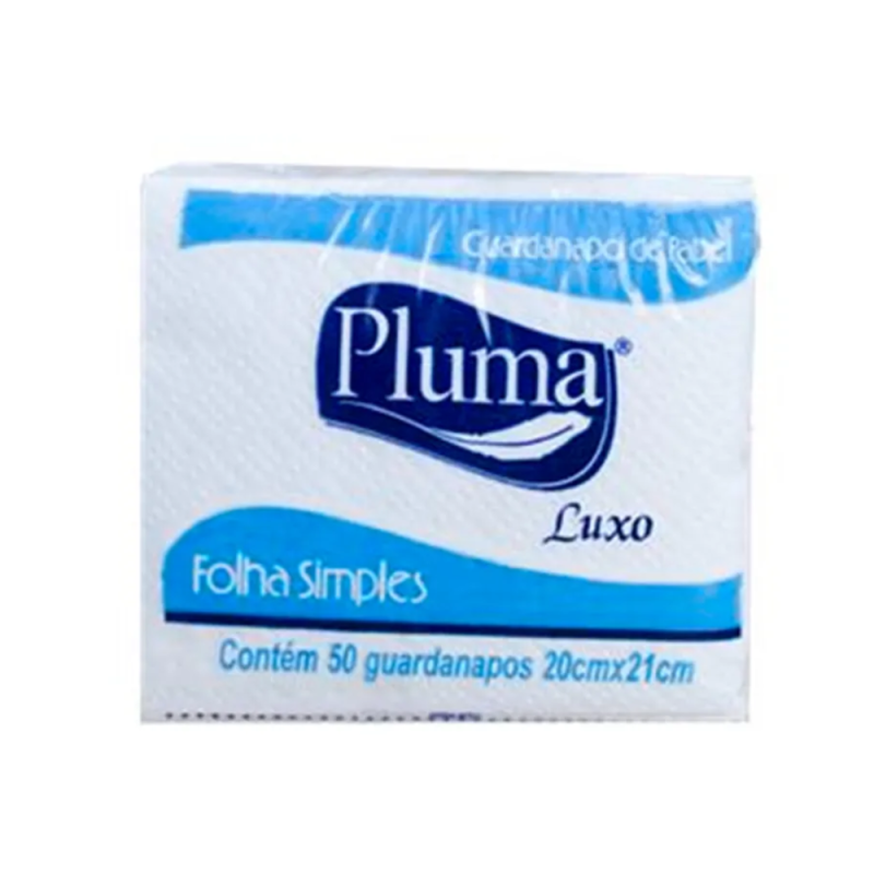 Guardanapo Luxo 20X21 C/ 100 Un - Pluma
