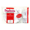 Kit Churrasco Prato Garfo Cristal 10 Un