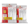 Kit Garfo/Faca/Guardanapo Goldenplast 30Un