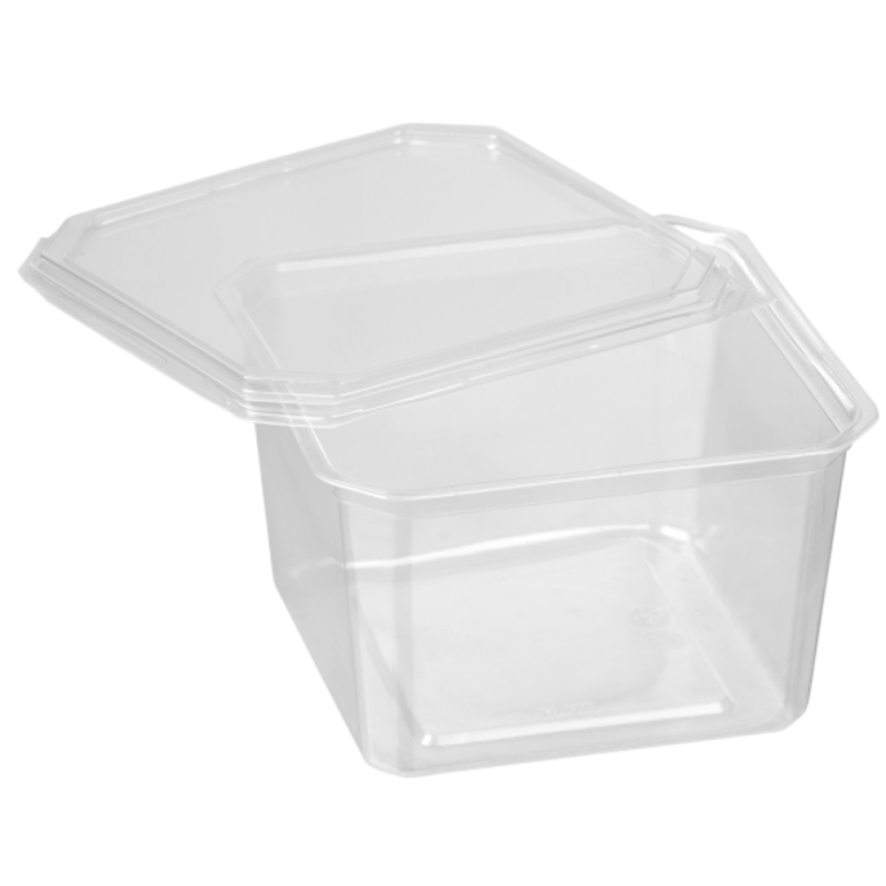 Kit Pote Quadrado 500 Ml Prafesta 20 Un