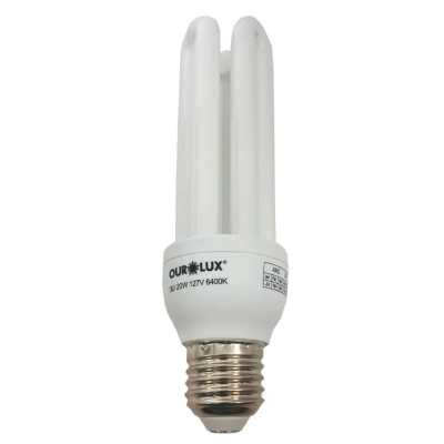 Lampada 3U 20W 127V Ourolux 10Un