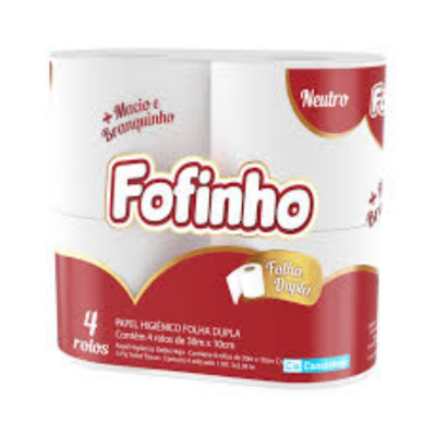 Papel Hig F. Dupla Fofinho 4 Un