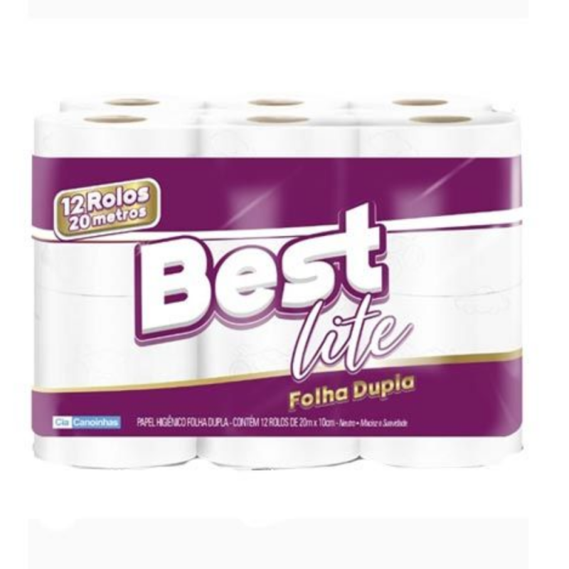 Papel Higienico F. Dupla Best Lite 8X12 Rolos