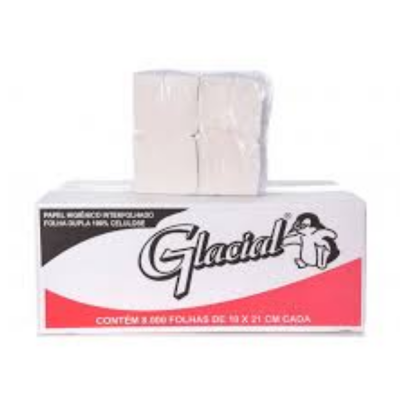 Papel Toalha Celulose Glacial 8X20X100