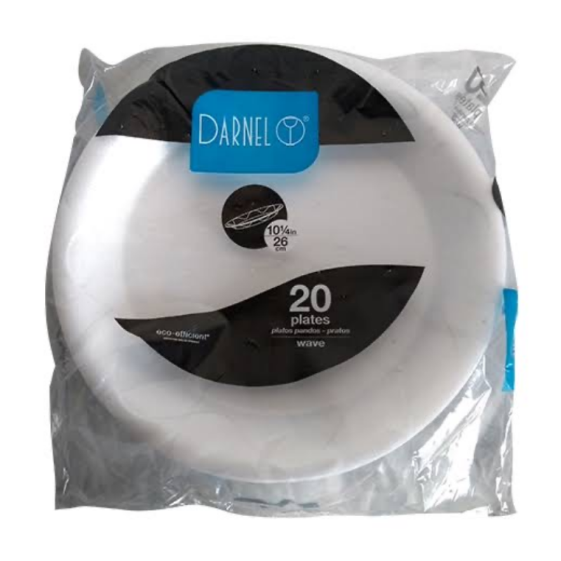 Prato Isopor 15.5 Cm Darnel 20 Un