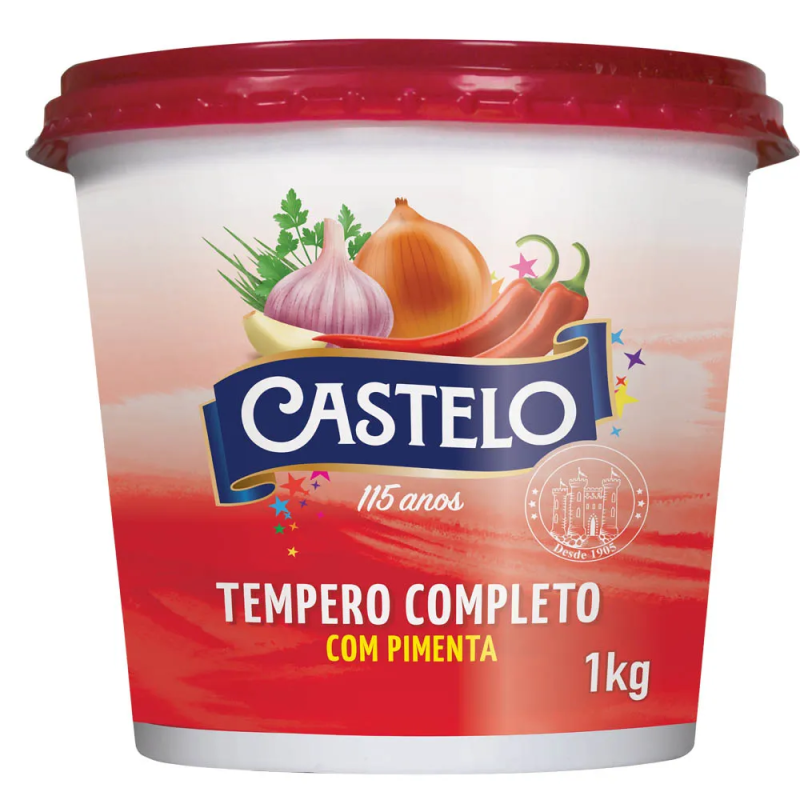 Tempero Comp C/ Pimenta Castelo 1 Kg