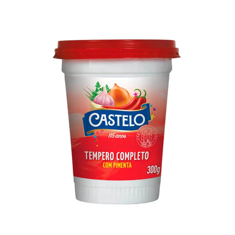 Tempero Comp C/ Pimenta Castelo 300G