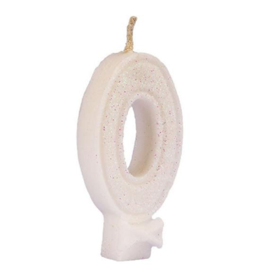 Vela Super N 0 Branca 10 Un - Bianco