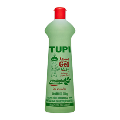 Alcool Gel Eucalipto Tupi 5Oo G