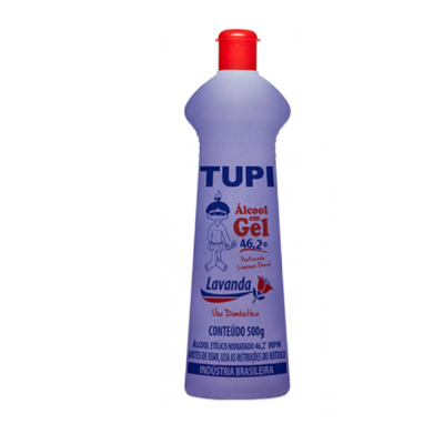 Alcool Gel Lavanda Tupi 500G