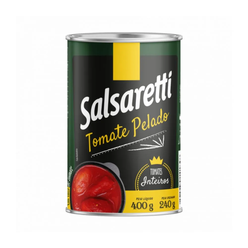 TOMATE PELADO LATA 24X400G SALSARETTI