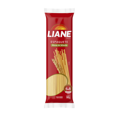 MACARRAO ESPAGUETE SEMOLA 24X500G LIANE