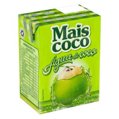 AGUA DE COCO MAIS COCO 24X200 ML
