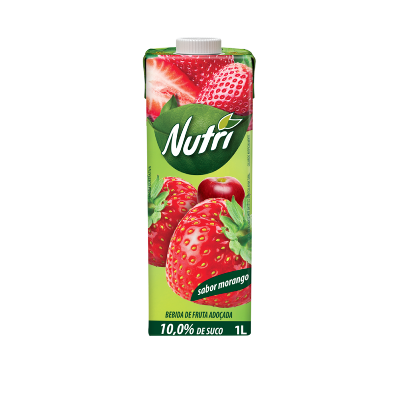 NUTRINECTAR MORANGO 6X1 LITRO