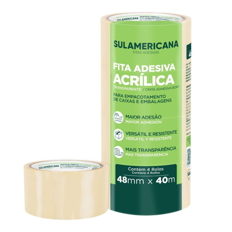 FITA ADESIVA SULAMERICANA 4X48MMX40M