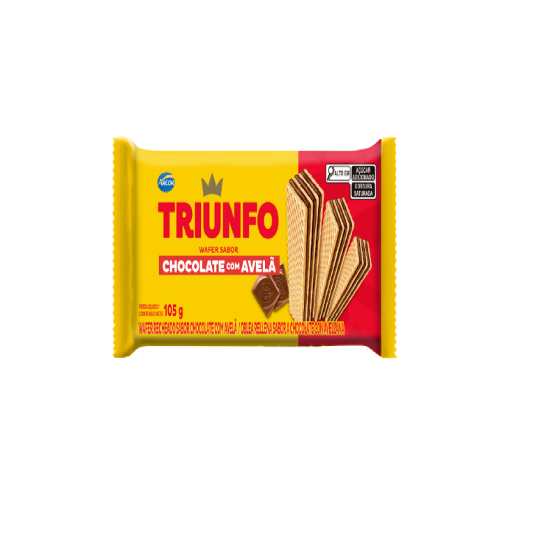 WAFER CHOCO AVELA TRIUNFO 6X105G