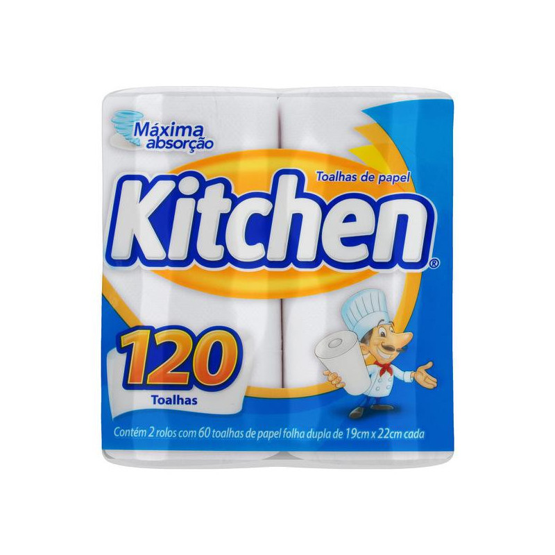 TOALHA DE PAPEL KITCHEN 12X2UN