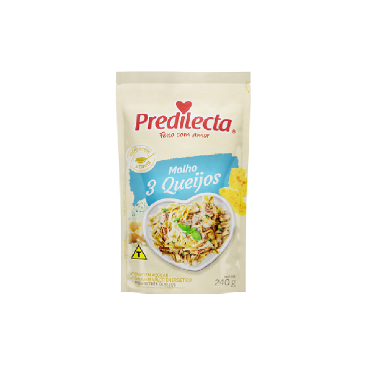MOLHO TRES QUEIJOS STAND UP PREDILECTA 240G