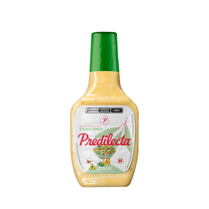 MOLHO SALADA ERVAS FINAS PREDILECTA 3X235 ML