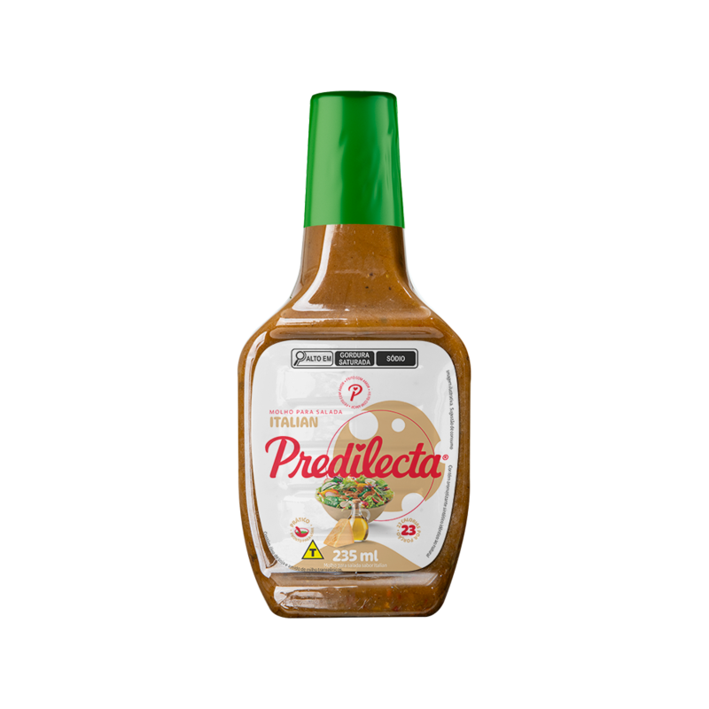 MOLHO SALADA ITALIANO PREDILECTA 3X235 ML