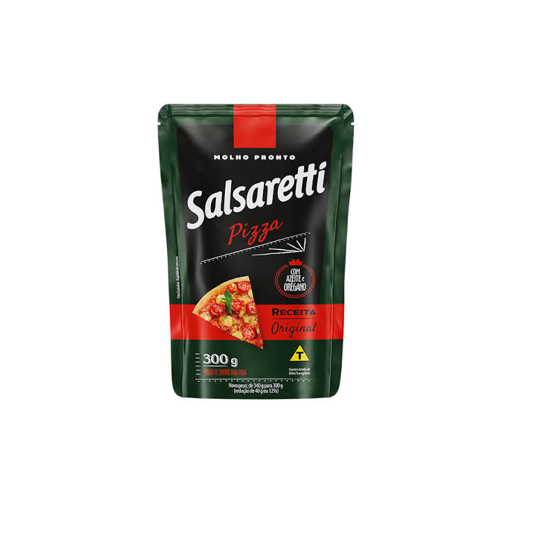 MOLHO TOMATE PIZZA SALSARETTI 32X300G