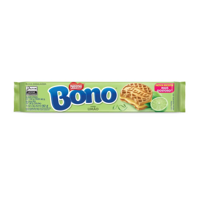 BISCOITO RECHEADO LIMAO BONO 90G