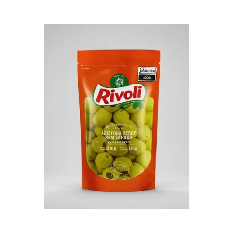 AZEITONA VERDE S CAROCO RIVOLI DOY PACK 24X120G