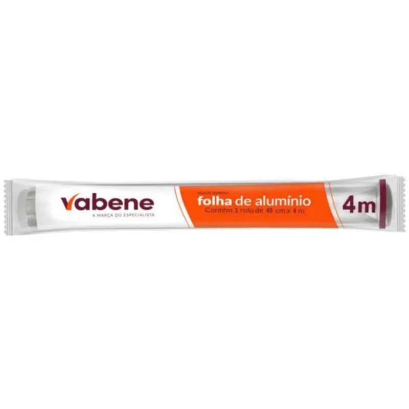 PAPEL ALUMINIO VABENE 30CMX4MTS 25UN