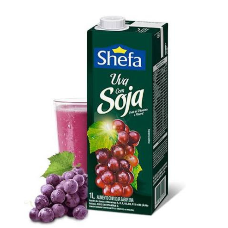 ALIMENTO DE SOJA UVA SHEFA 12X1L
