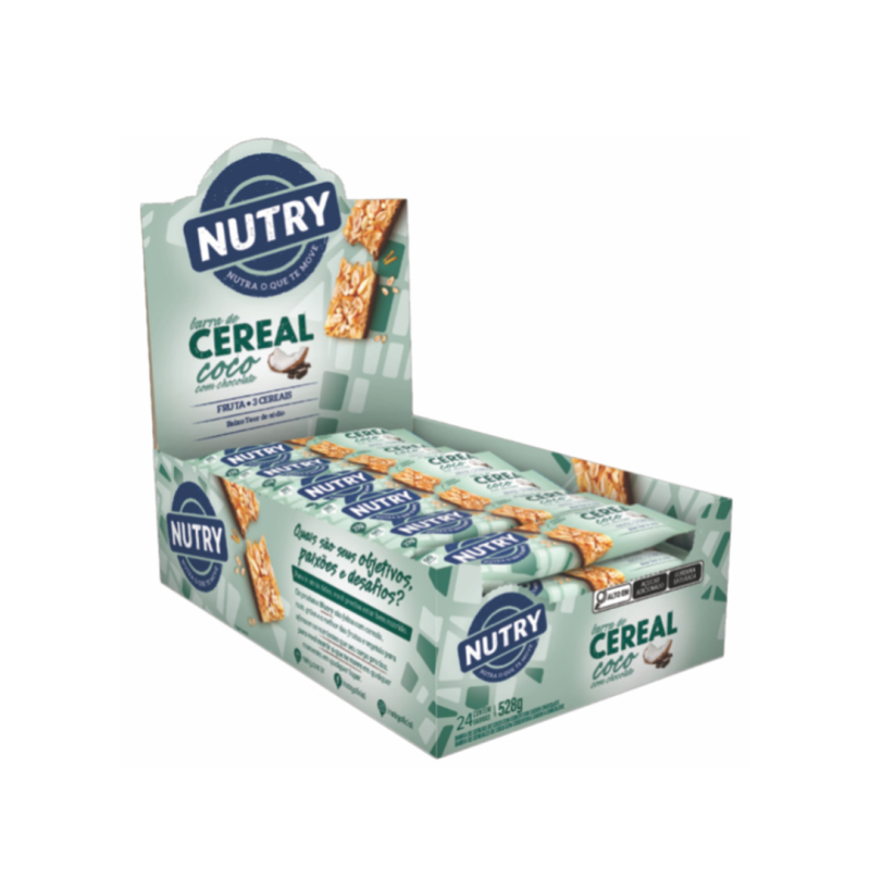 BARRA CEREAL COCO CHOCOLATE NUTRY 24X22G
