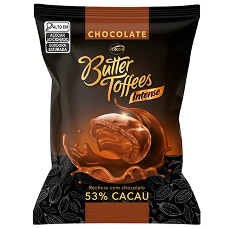 BALA BUTTER TOFFE INTENSE CACAU 400G