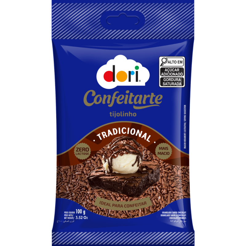 GRANULADO TIJOLINHO TRAD DORI 20X100G