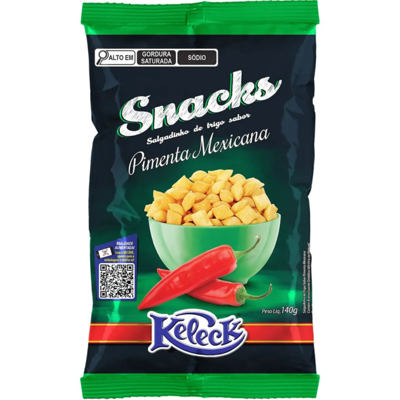SNACK PIMENTA MEX KELECK 20X70G