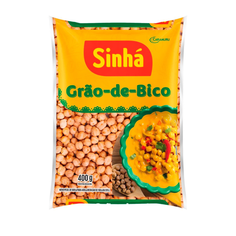 GRAO DE BICO SINHA 12X400G