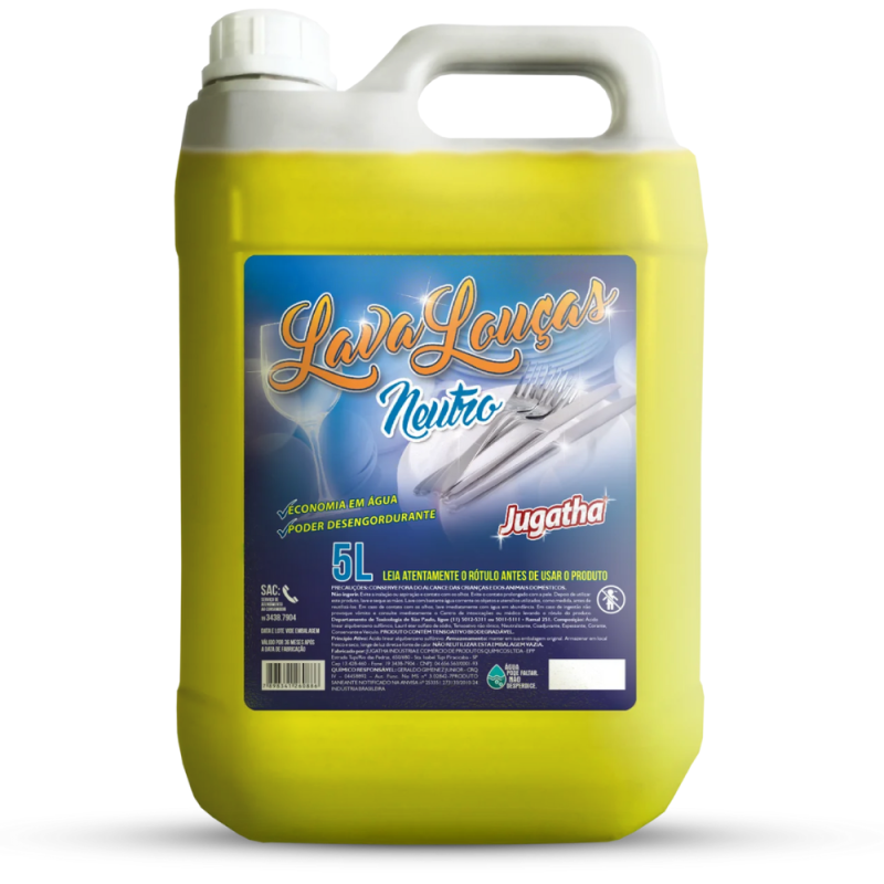 Detergente Neutro 5 L Jugatha