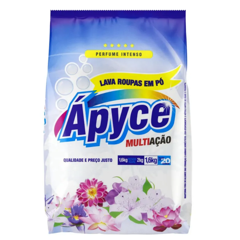 Lava Roupa Po Multiacao Apyce 13X1,6Kg