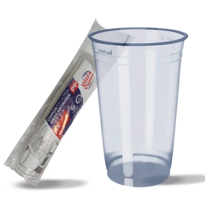 Copo 770 Ml Transparente Totalplast 25Un