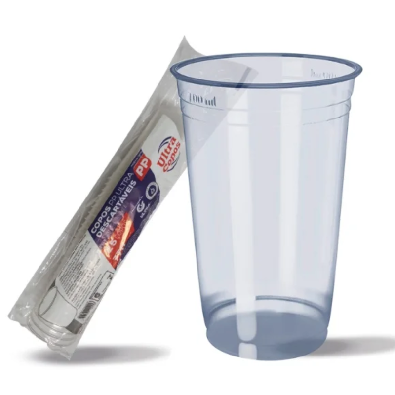 Copo 770 Ml Transparente Totalplast 25Un