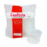 Kit Pote Redondo 500 Ml 24 Un Prafesta