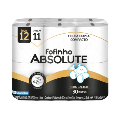 Papel Hig F. Dupla Absolute 8X12 Un