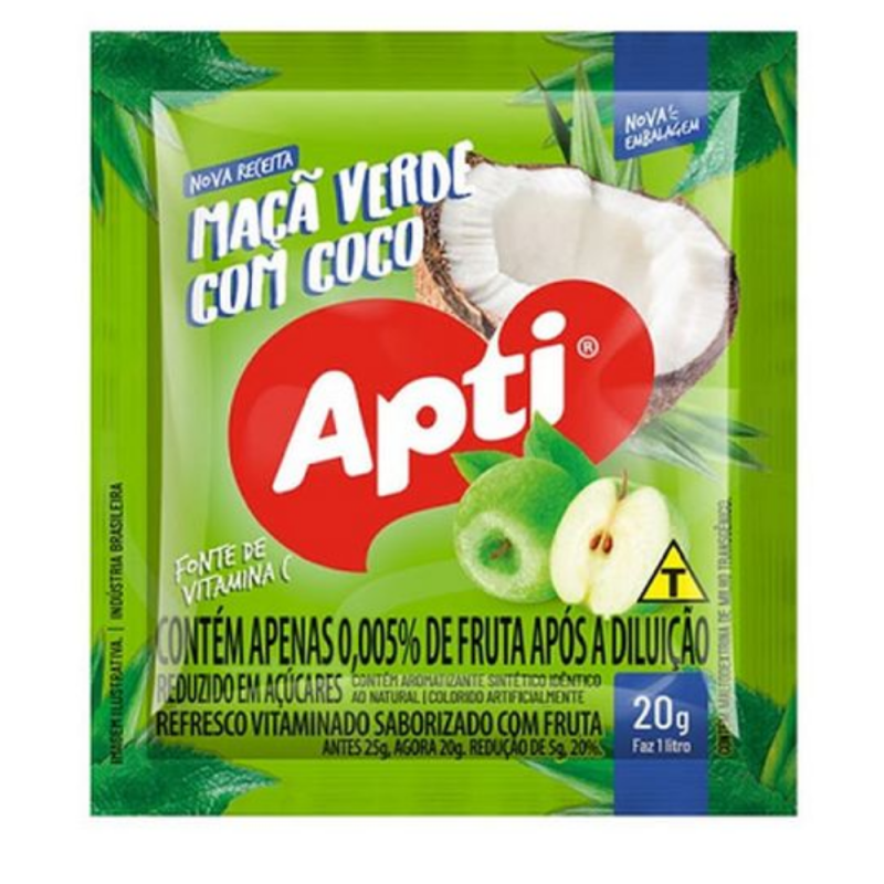 Refresco Maca Verde E Coco Apti 15X20G