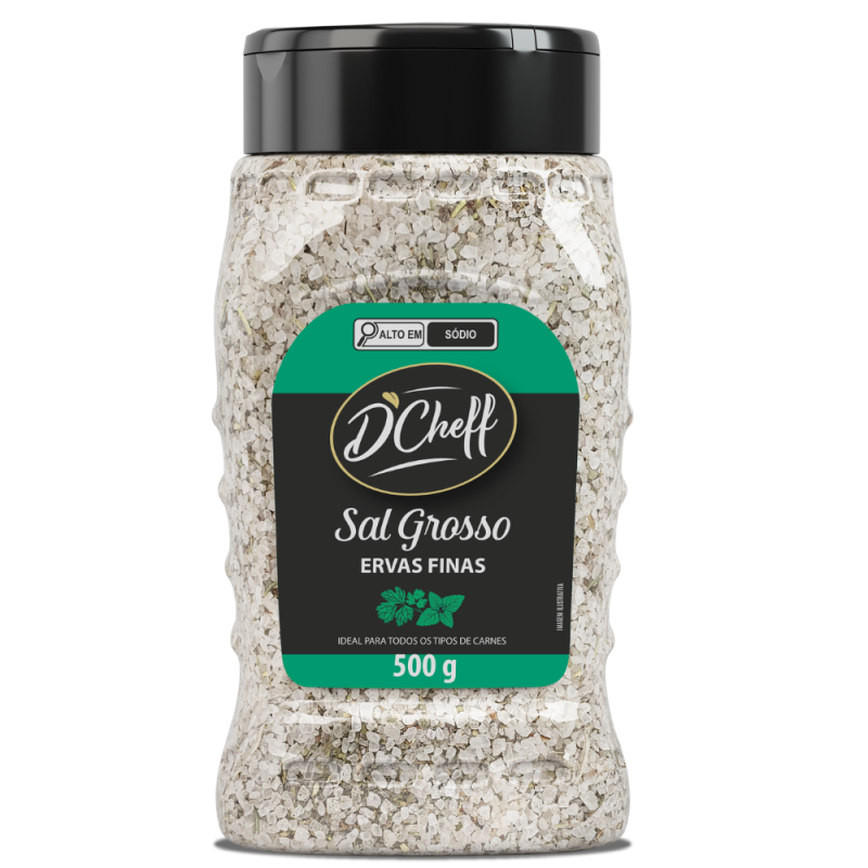 Sal Grosso Ervas Finas Kisabor 12X500G